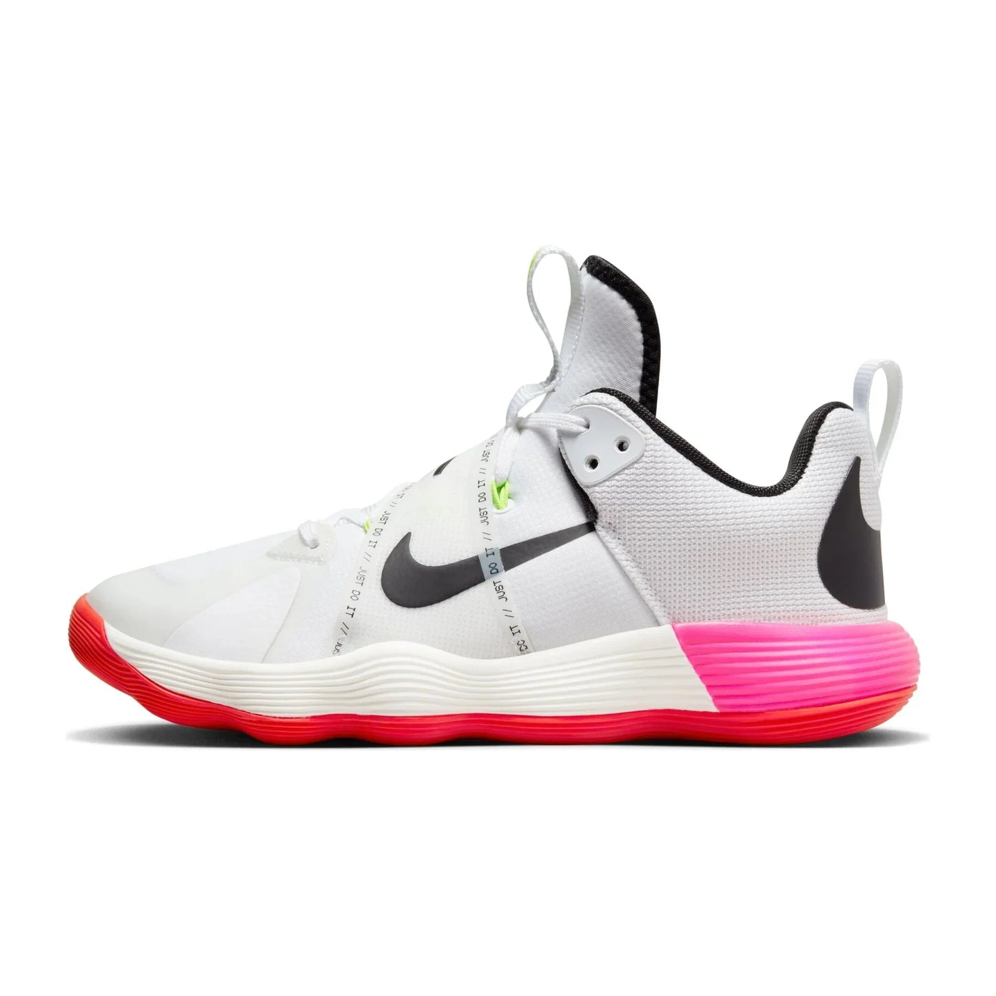 Tênis Nike React HyperSet 1 Vôlei Branco Rosa
