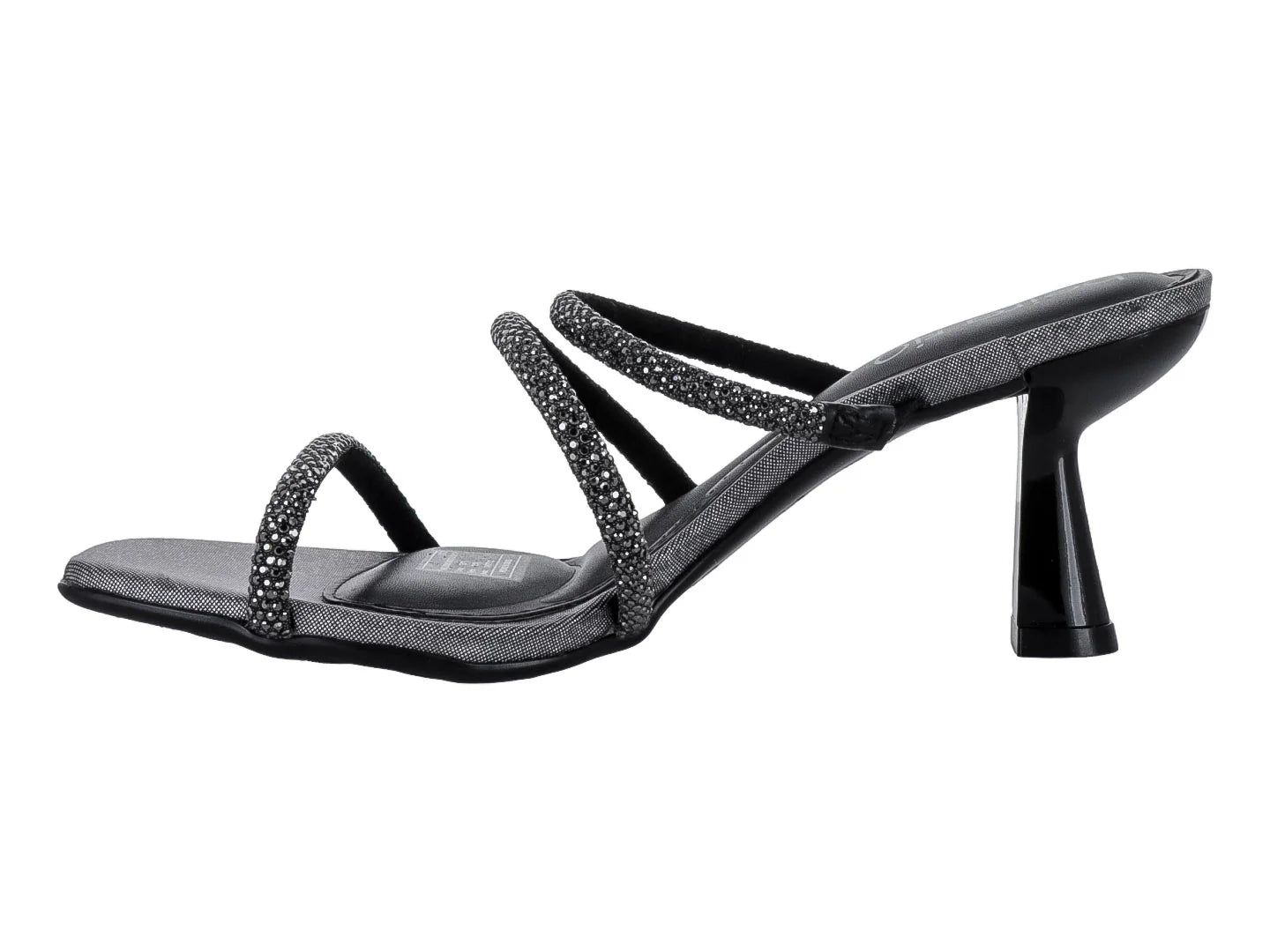 Sandalias de Tacón Beira Rio Negro Brillante Strass