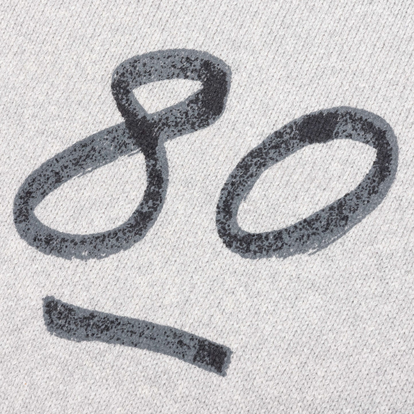 Handwritten Sweater Heather Grey