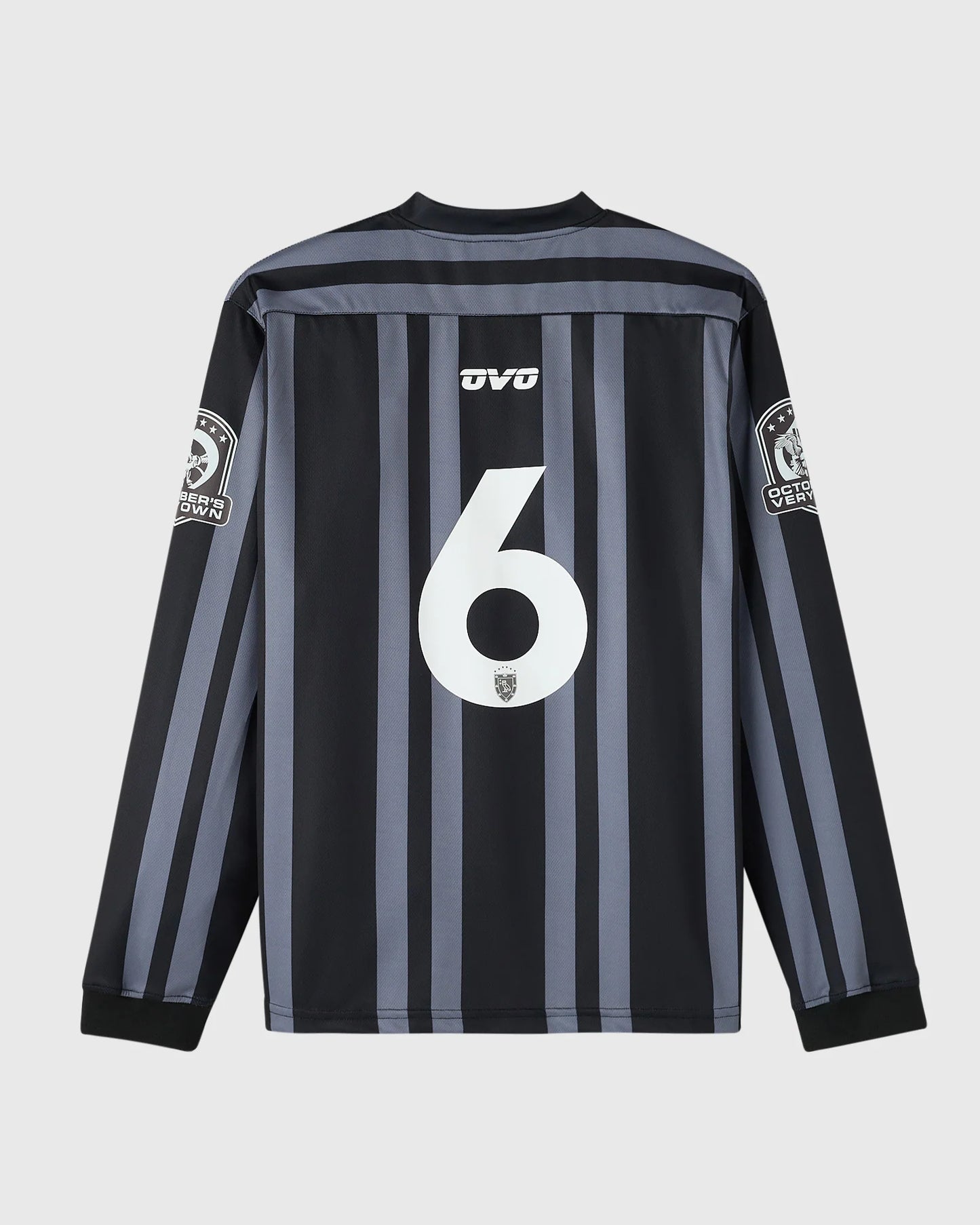 Stripe Soccer Jersey Black