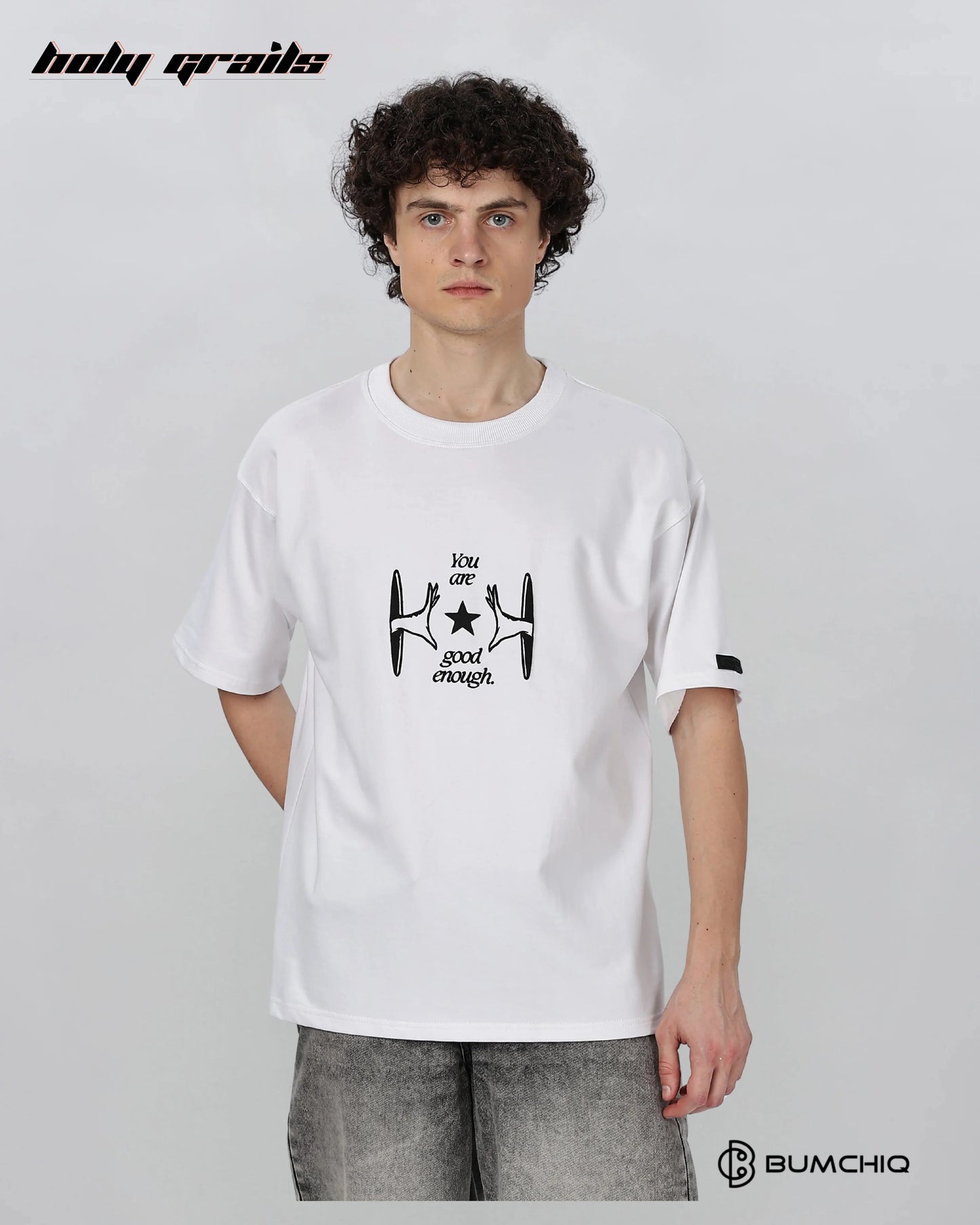 Muse Era White Oversize Tee HG x Bumchiq