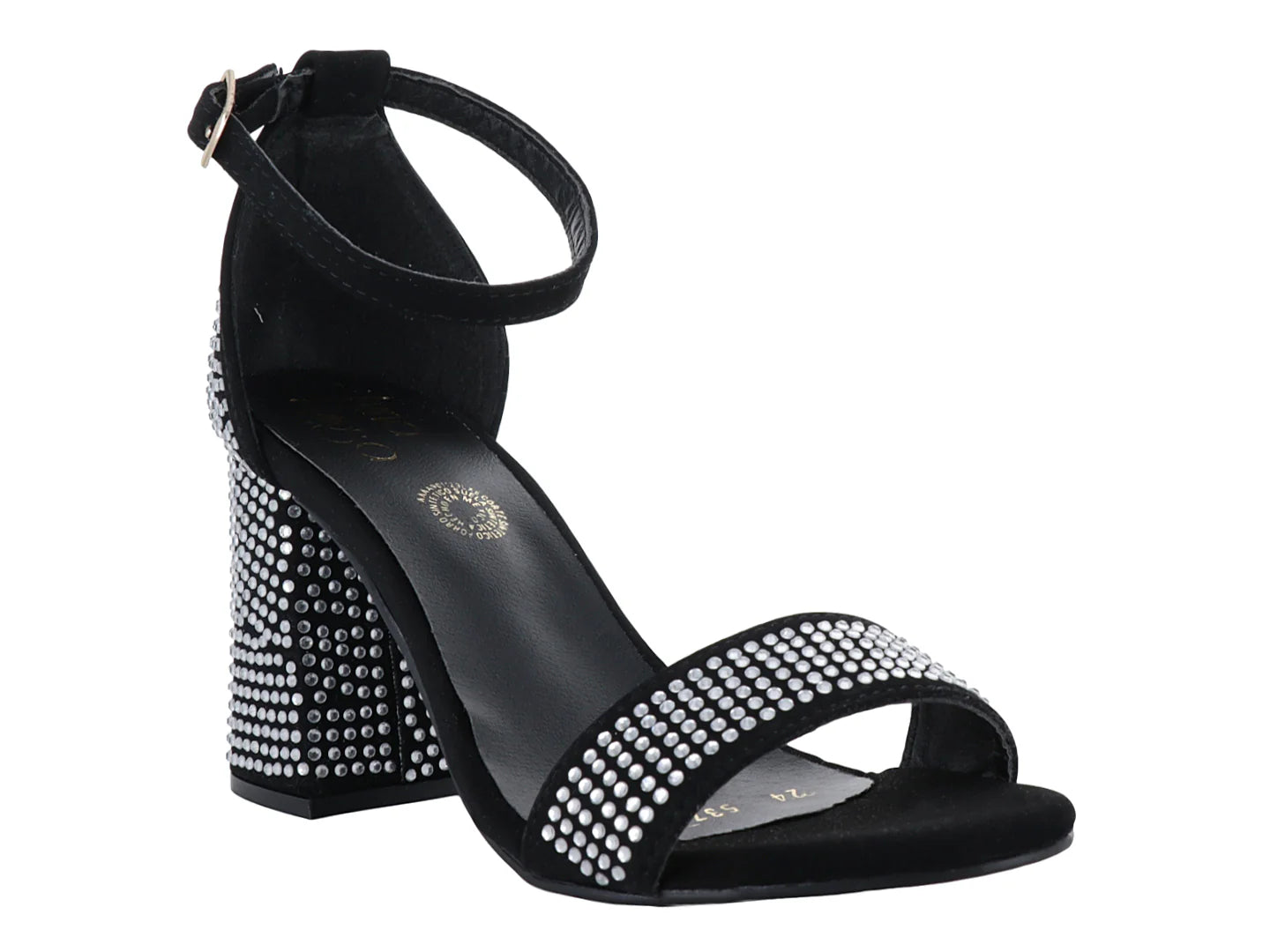 Sandalias Luna Rosa Negro para Mujer