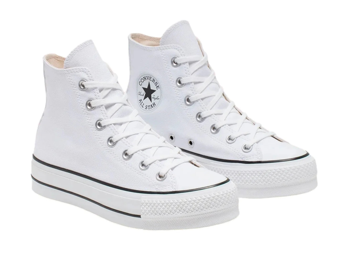 Tenis Converse Chuck Taylor All Star Lift Hi Blancos para Mujer