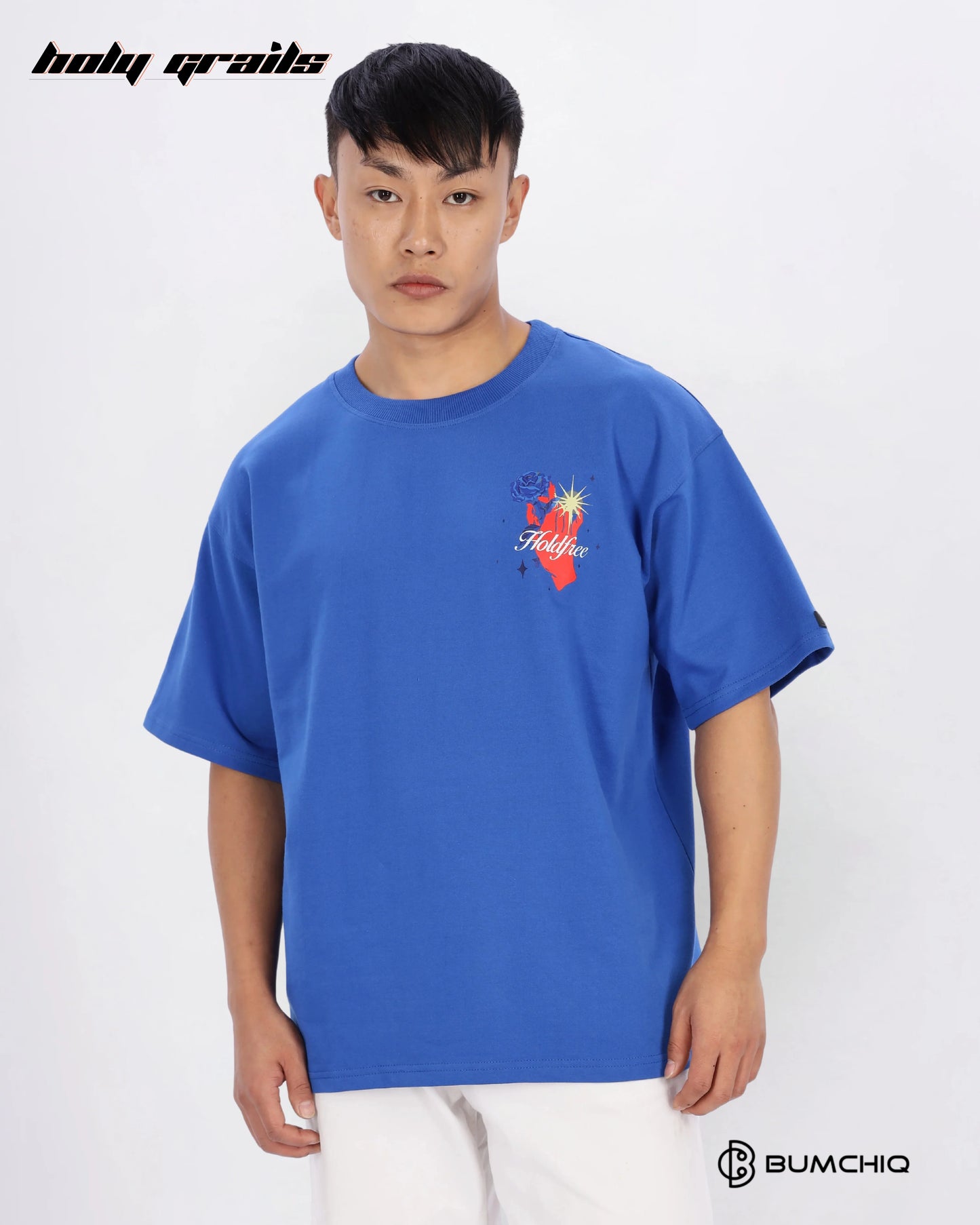 Solo Bitch Blue Oversize Tee HG x Bumchiq