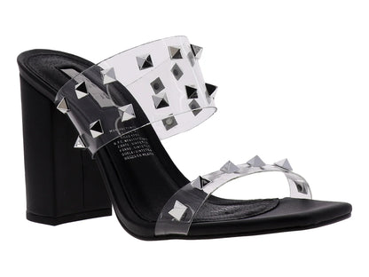 Zapatillas EFE Aldana Negro y Transparente para Mujer