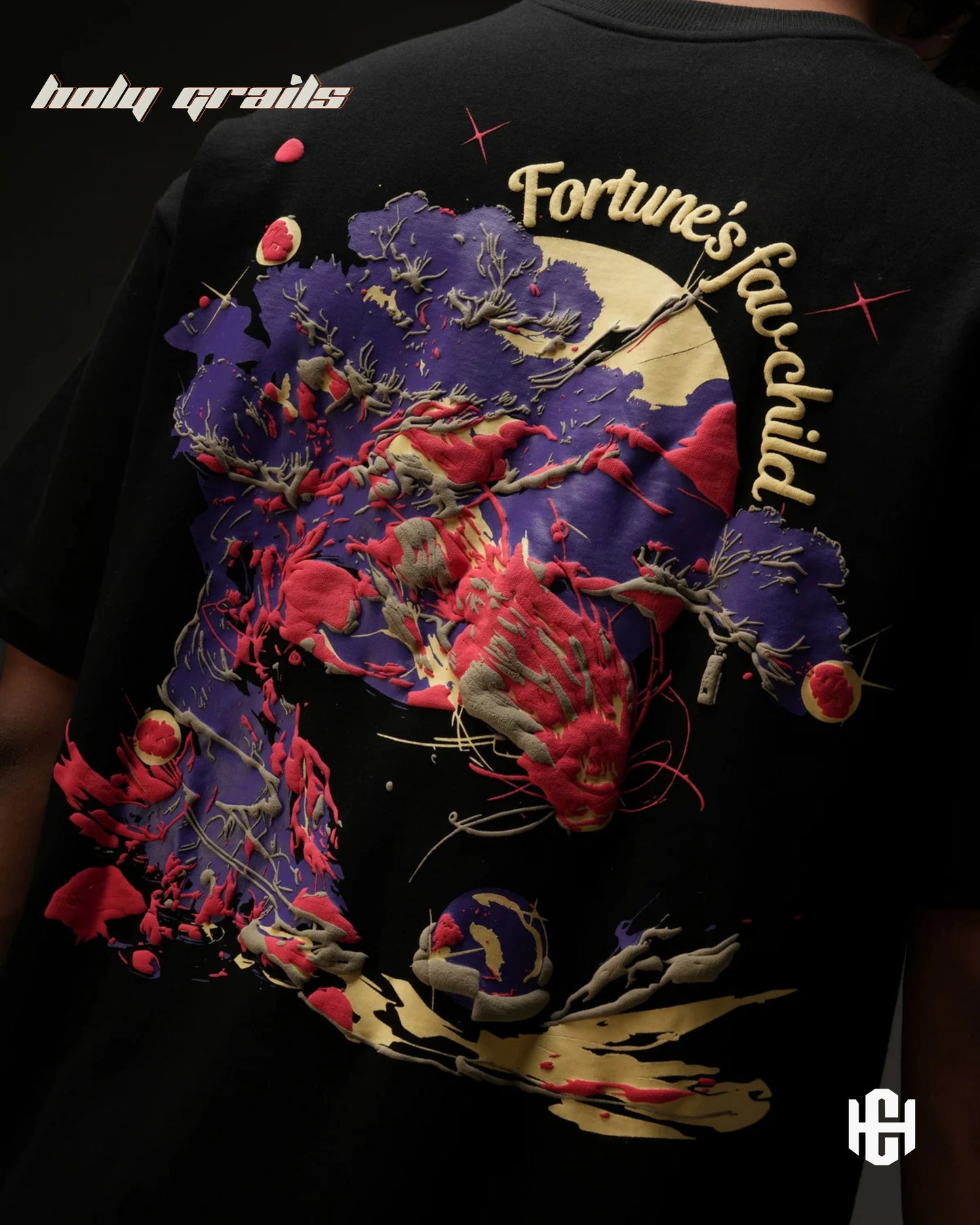 The Fortune Black Graphic Tee HG x Charactr