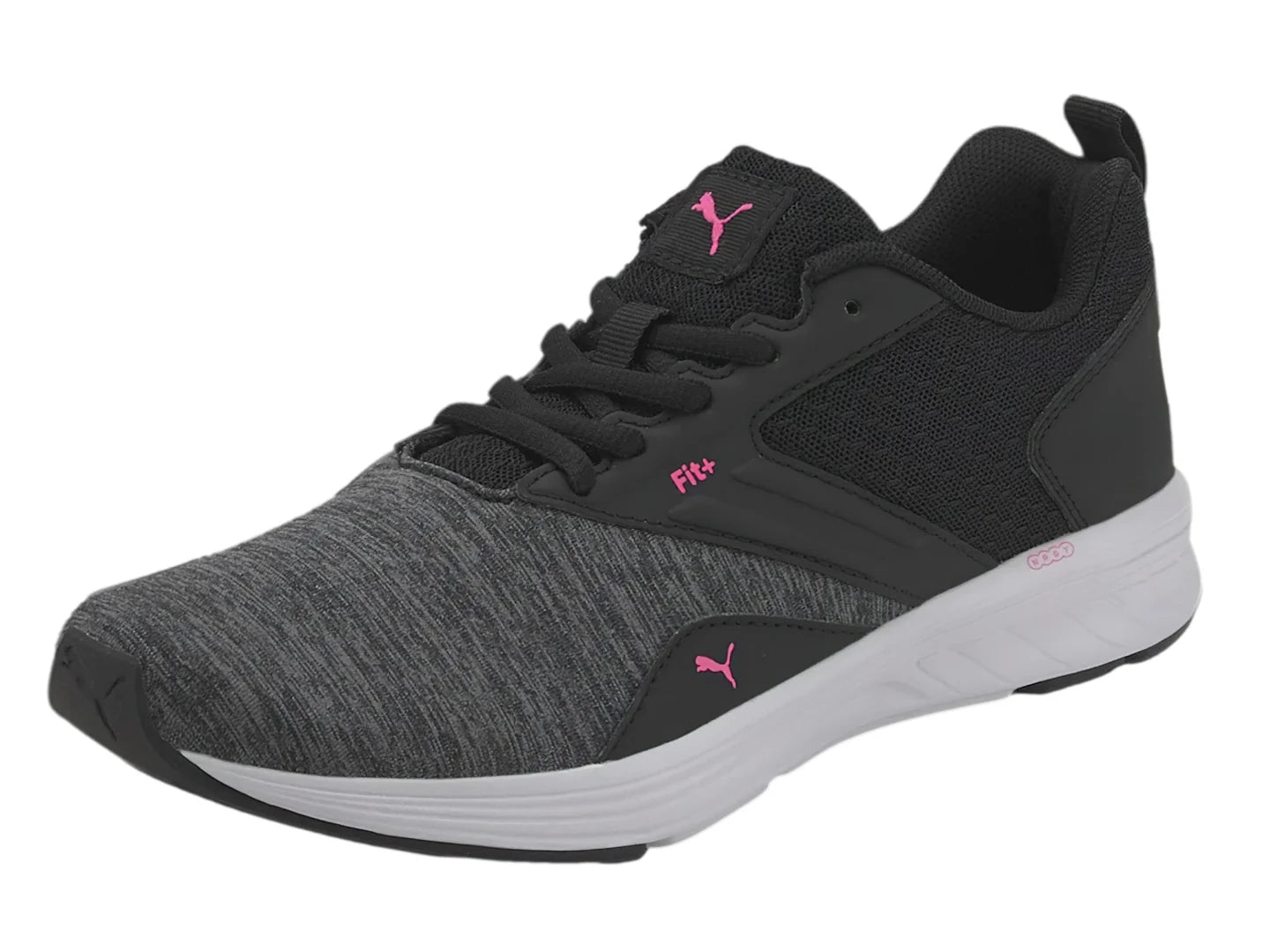 Tenis PUMA NRGY Comet Negro y Rosa para Mujer