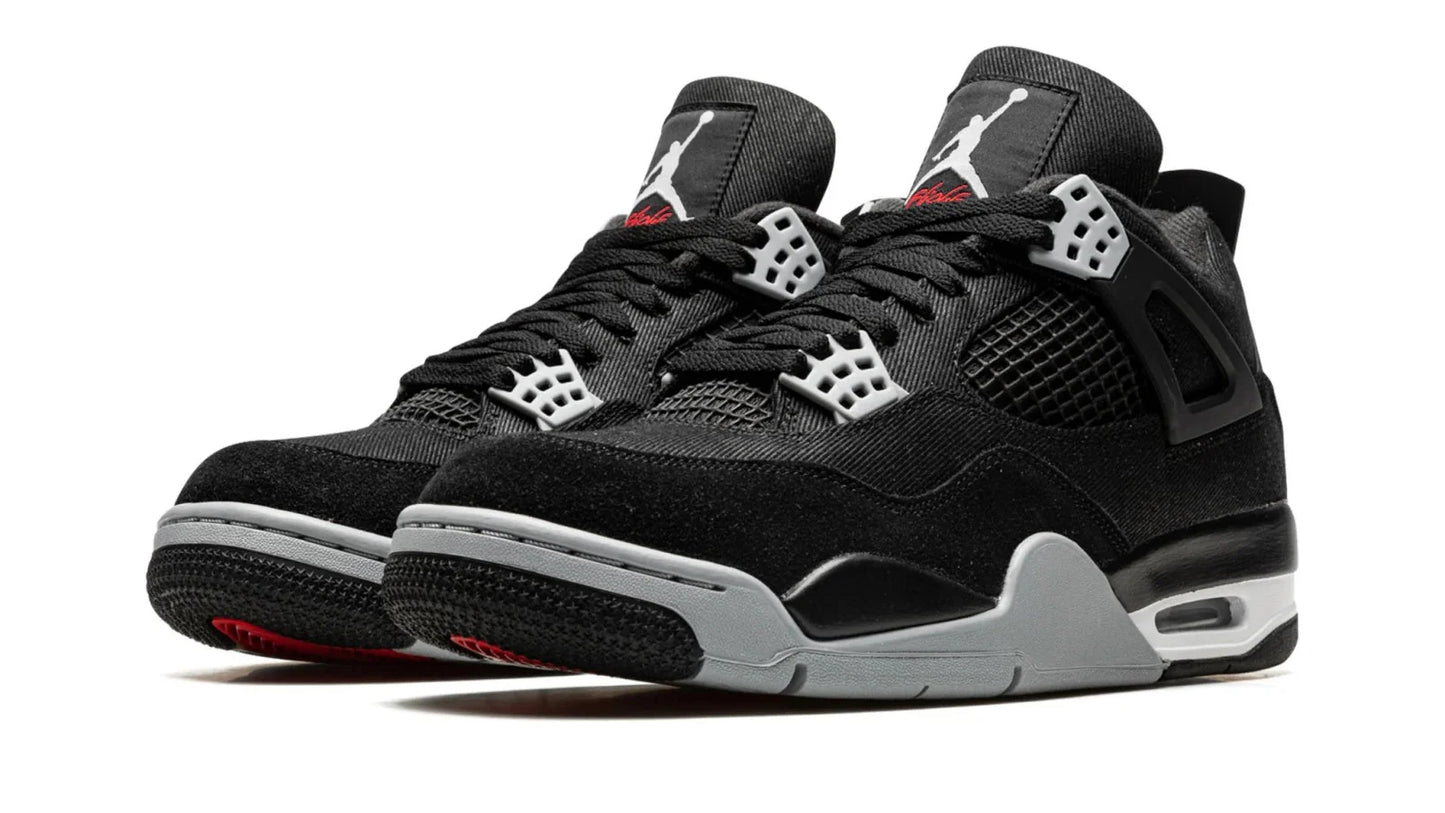 Air Jordan 4 Black Canvas