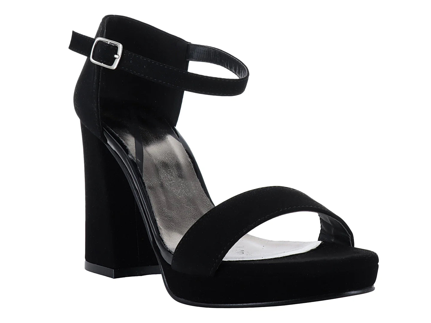 Sandalias de Tacón Clasben Negro para Mujer