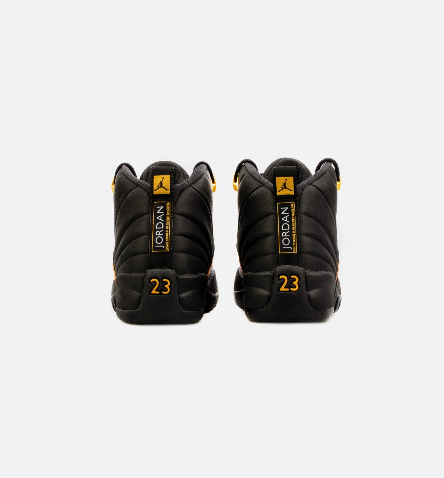 Air Jordan 12 Retro Black Taxi Grade School Lifestyle Shoe Black Free Shipping