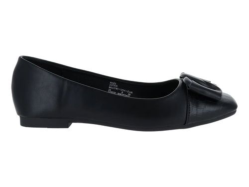 Zapatos Planos Roze Negro para Mujer