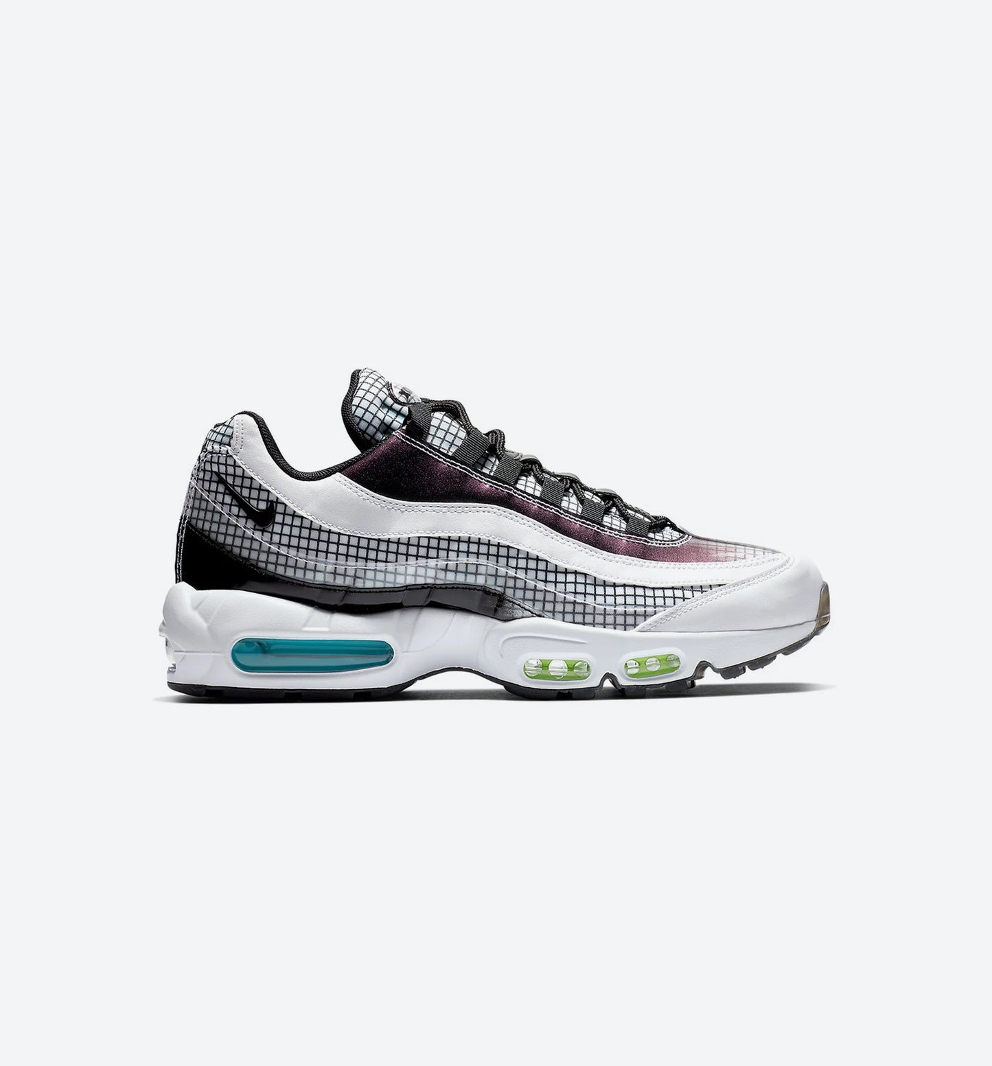 Air Max 95 Grid Pack Mens Shoe White Black Blue Glaze Lime Blast