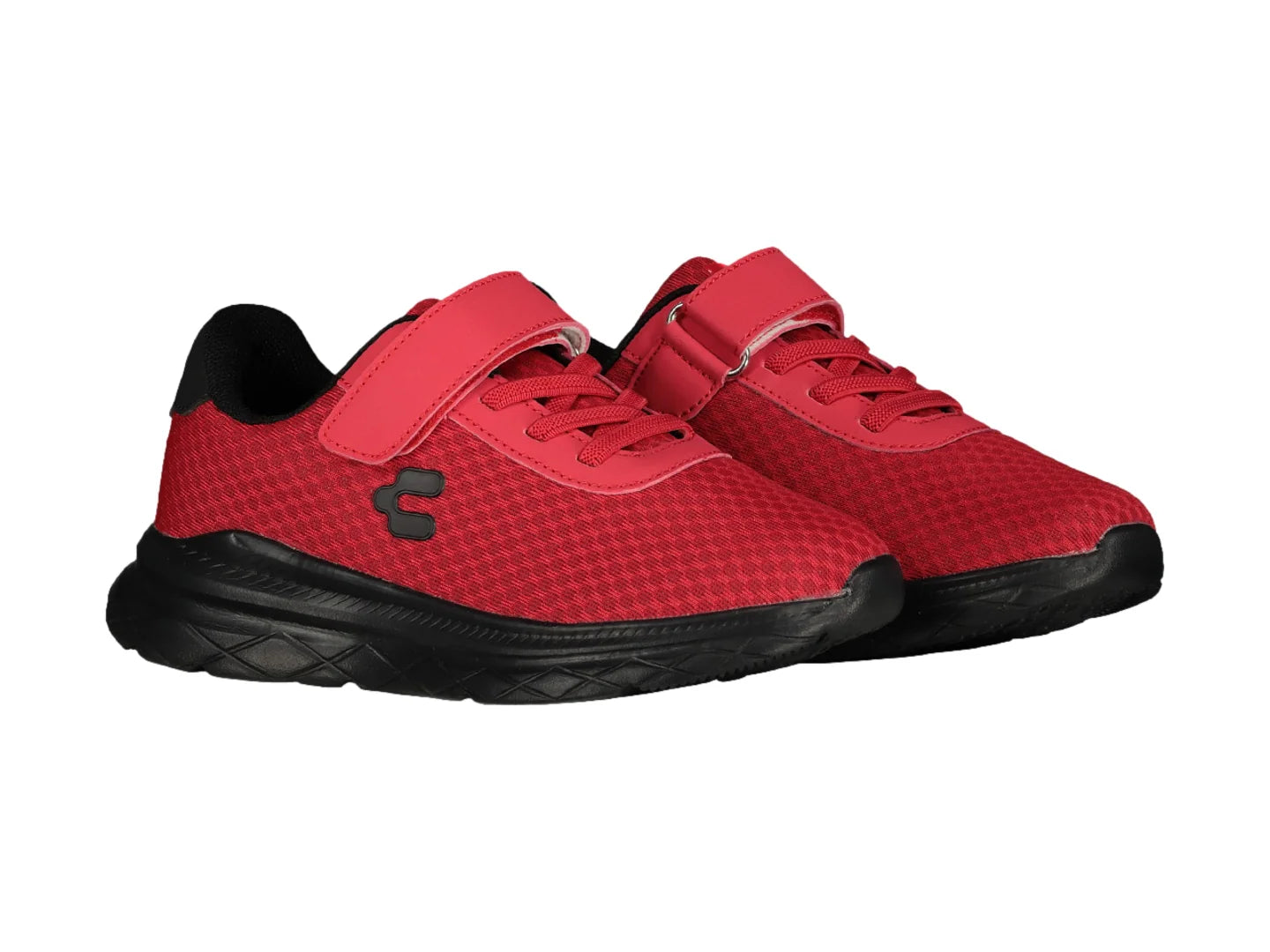 Tenis Charly Deportivos Rojo y Negro para Niño
