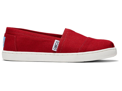 Zapatos TOMS Urbanos Rojos para Niño