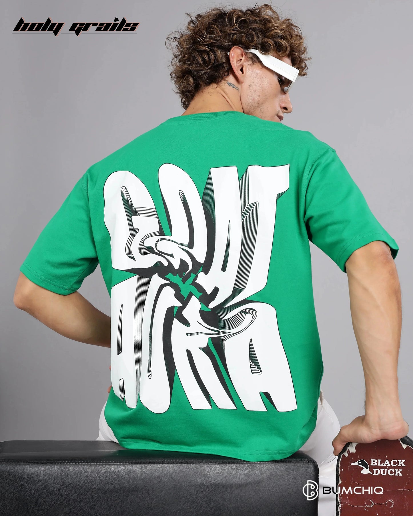 Goat Aura Green Oversize Tee HG x Bumchiq