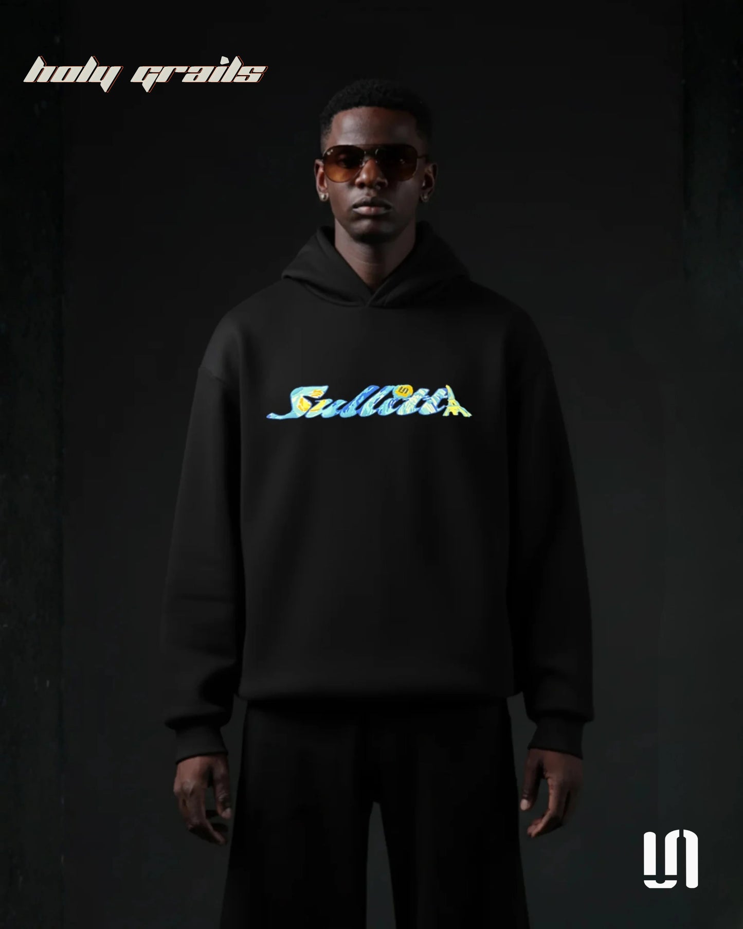 City of Nights Black Hoodie HG x Sullitt