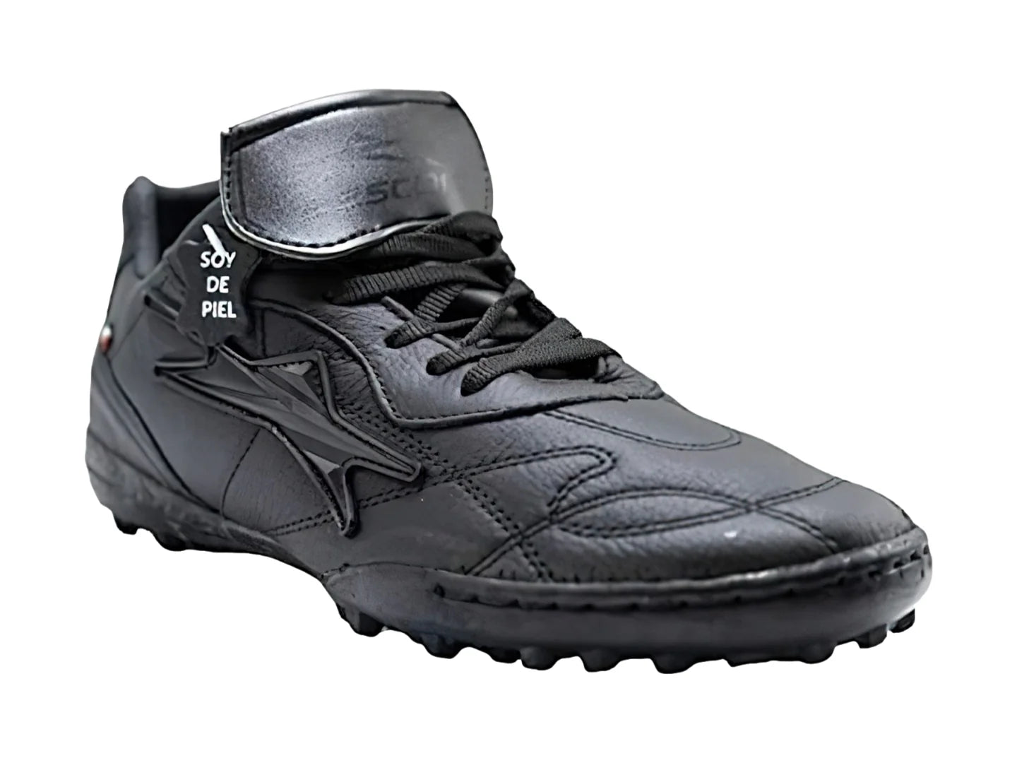 Tenis de Fútbol EESCORD Sintético Negro para Niño