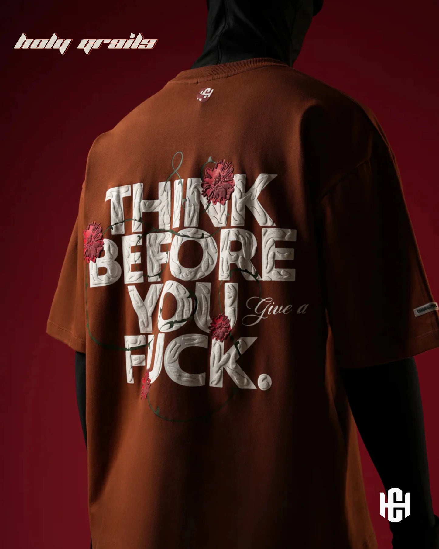 Bold Brown Graphic Tee HG x Charactr