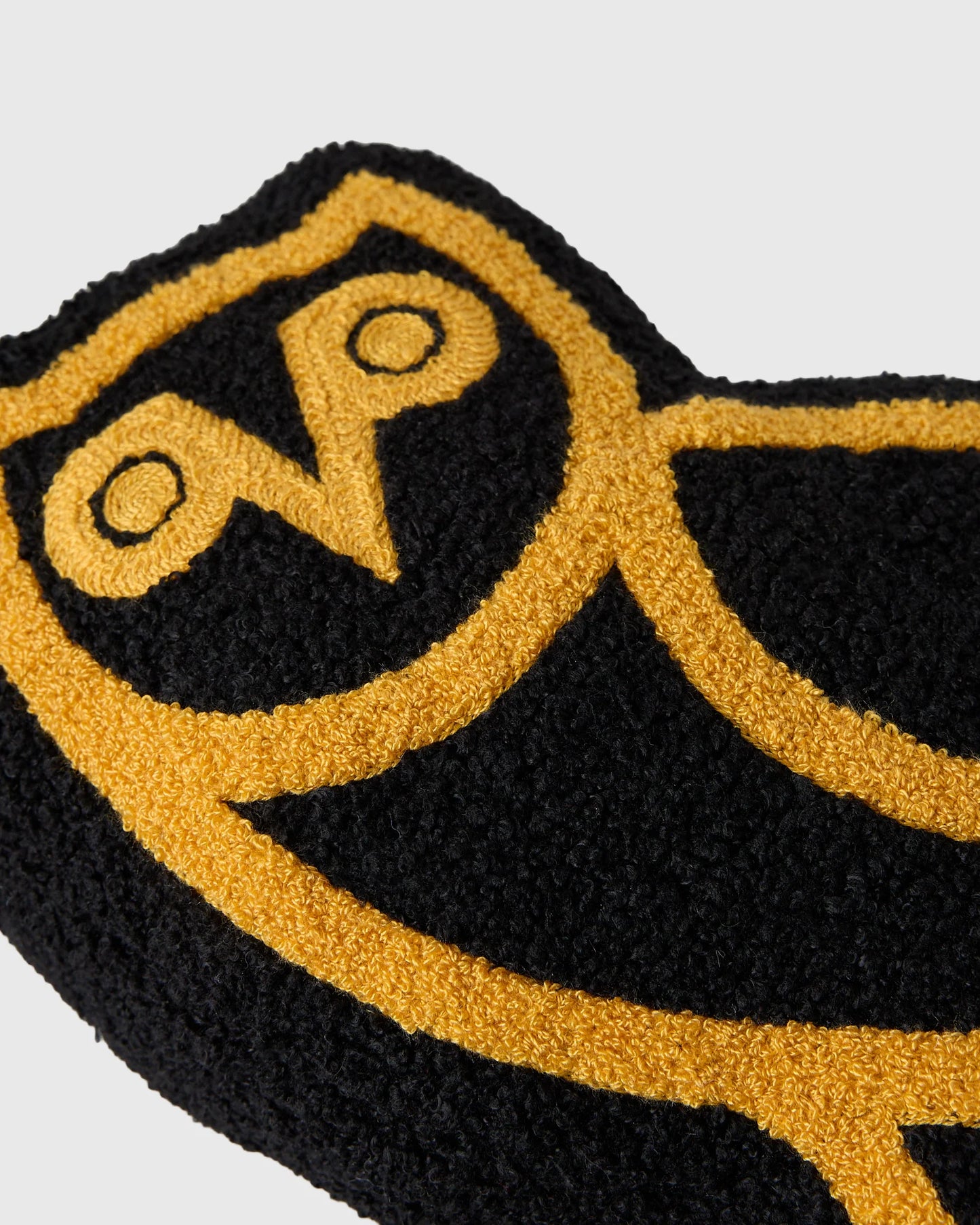 OG Owl Cushion Black Gold