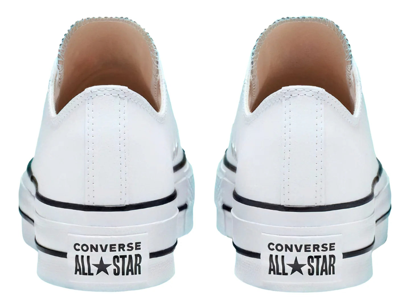Tenis Converse Chuck Taylor All Star Lift Clean Blancos para Mujer
