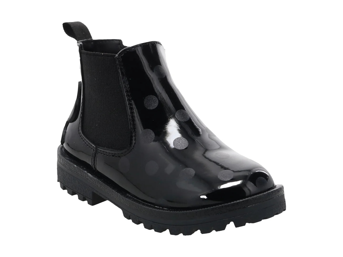 Botas Tropicana de Charol Negro para Niña