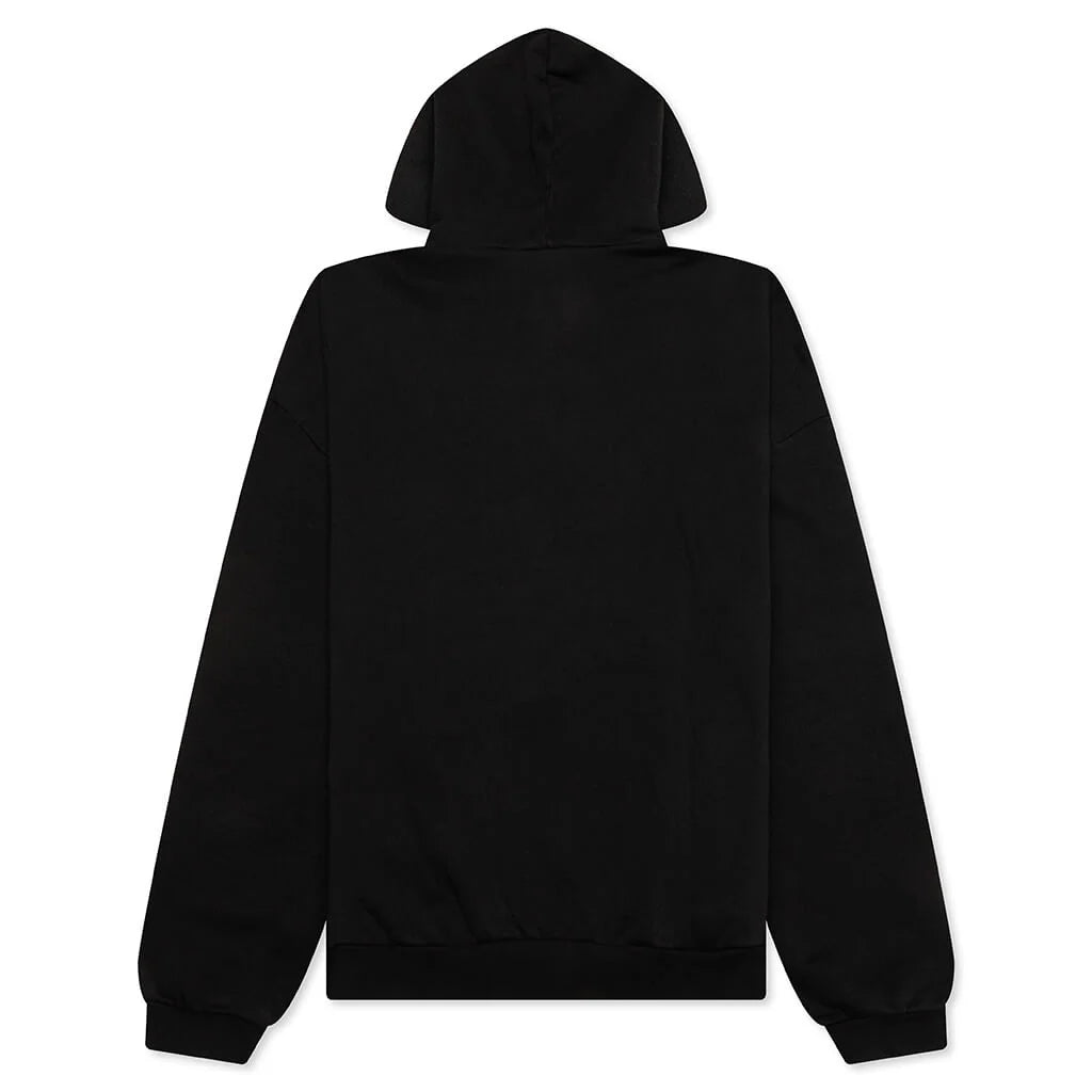 Heavy Fleece Hoodie Black