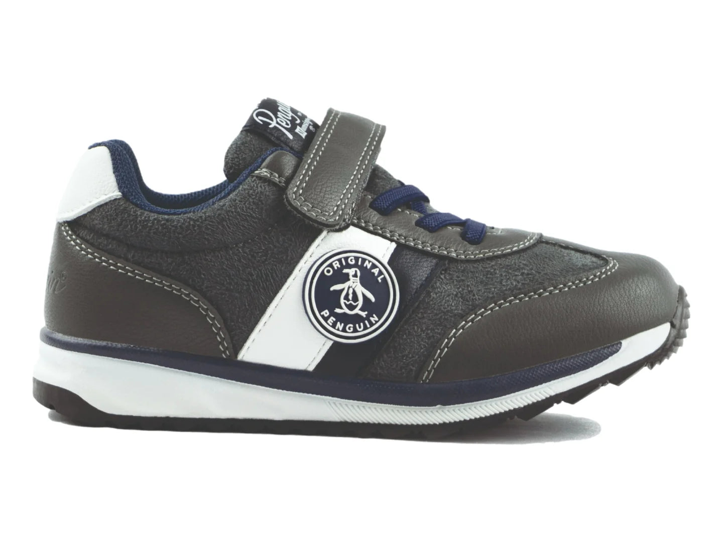 Tenis Penguin Jack Color Gris para Niño