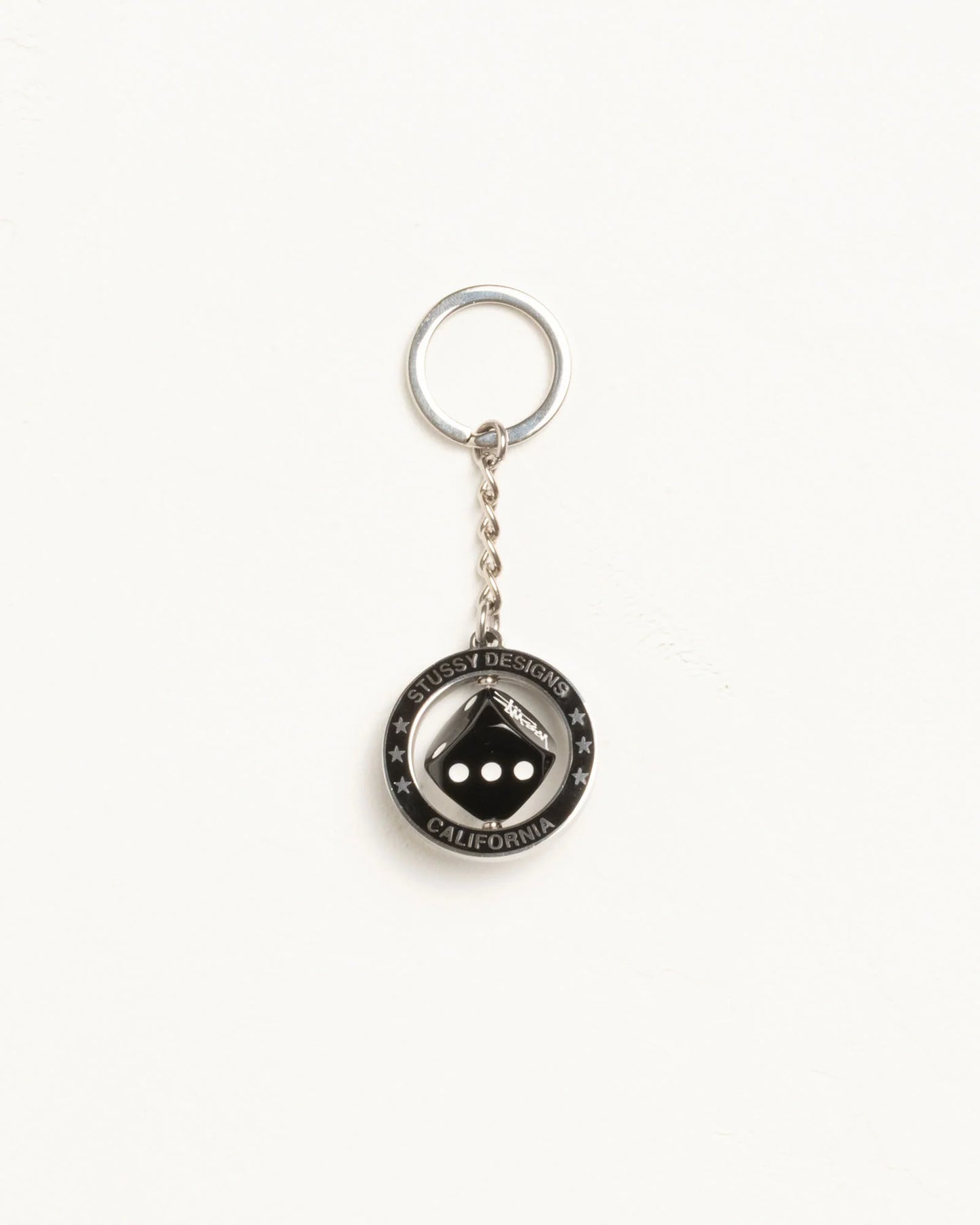 SPINNING DICE KEYCHAIN