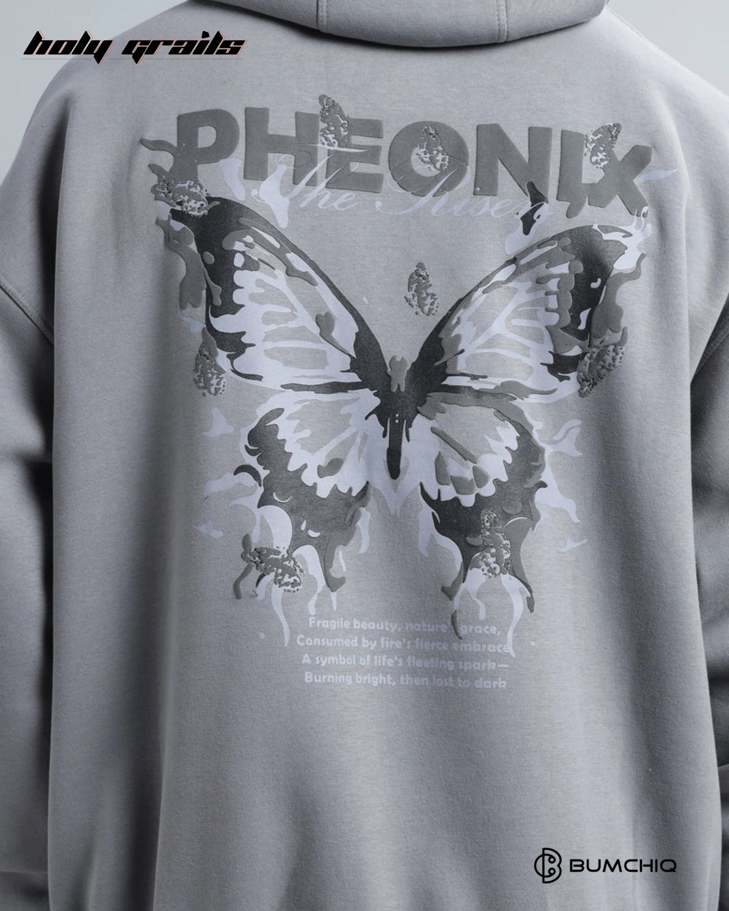 Ascendant Grey Hoodie HG x Bumchiq