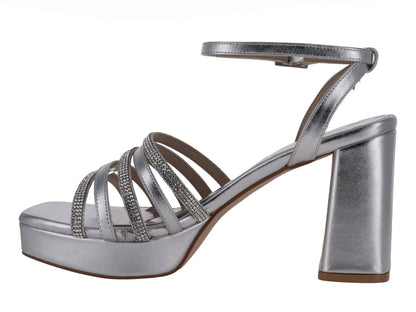 Sandalias Roze Plata para Mujer