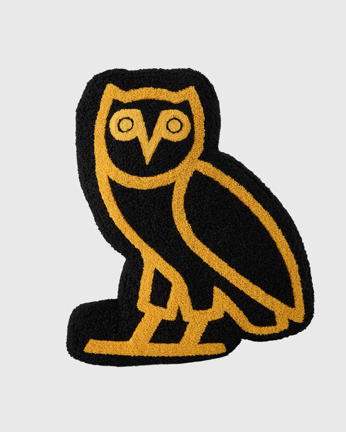 OG Owl Cushion Black Gold