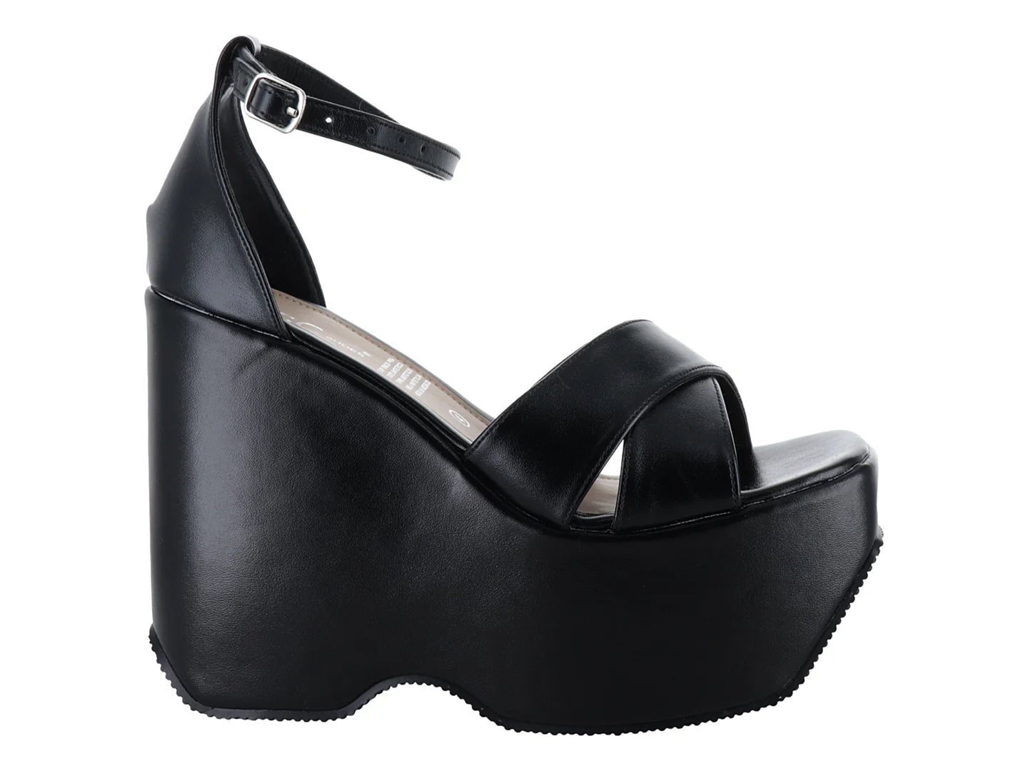 Sandalias Plataforma BSC Shoes Negro para Mujer