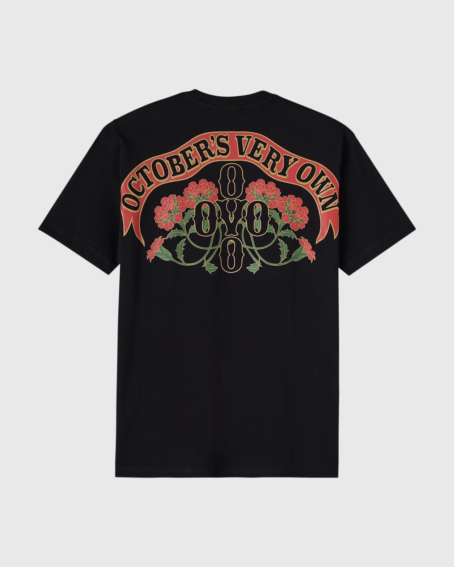 Pom Pom Banner Tee Black