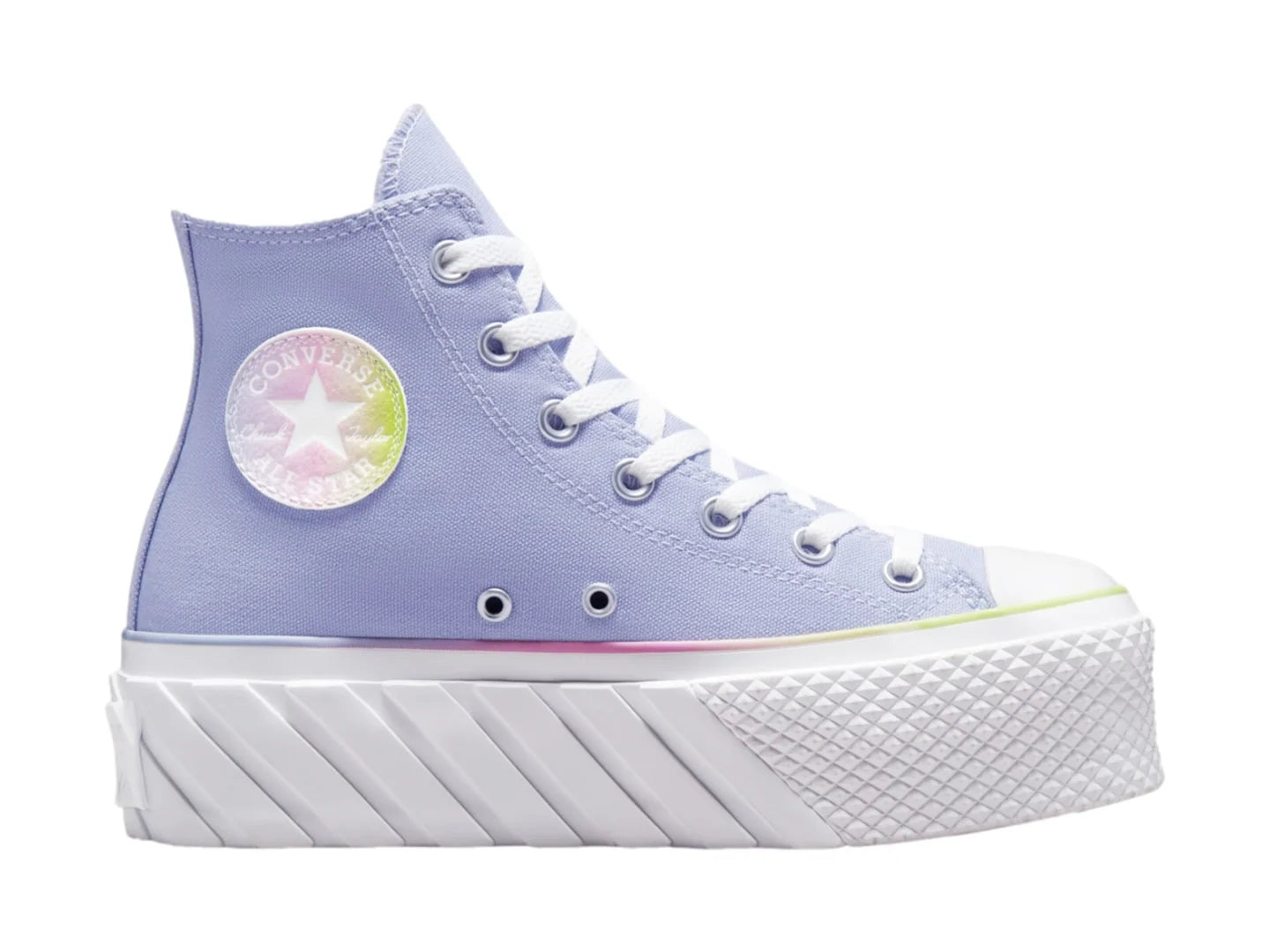 Tenis Converse Chuck Taylor All Star Lift 2X Hi Morado para Mujer