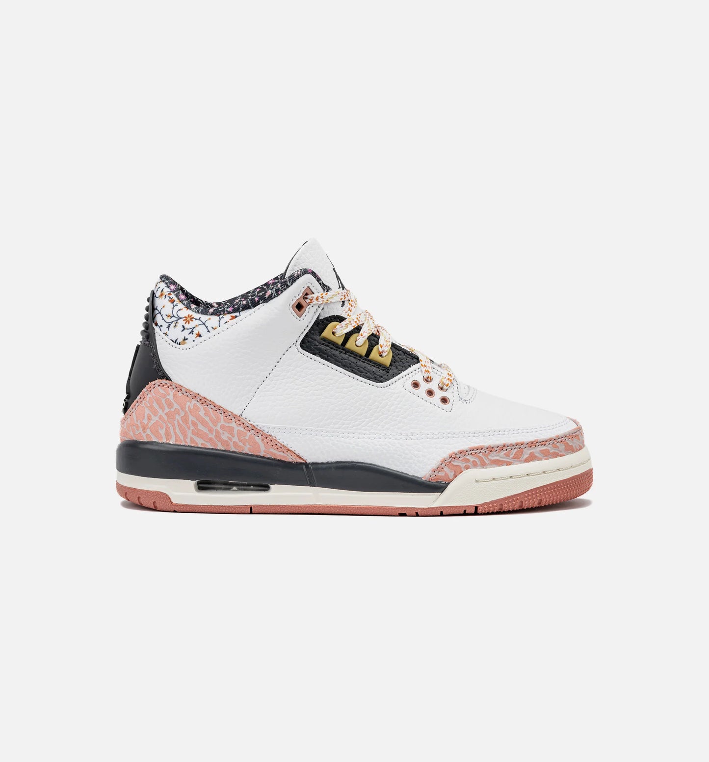 Air Jordan 3 Retro Ivory Grade School Lifestyle Shoe White Anthracite Red Sail