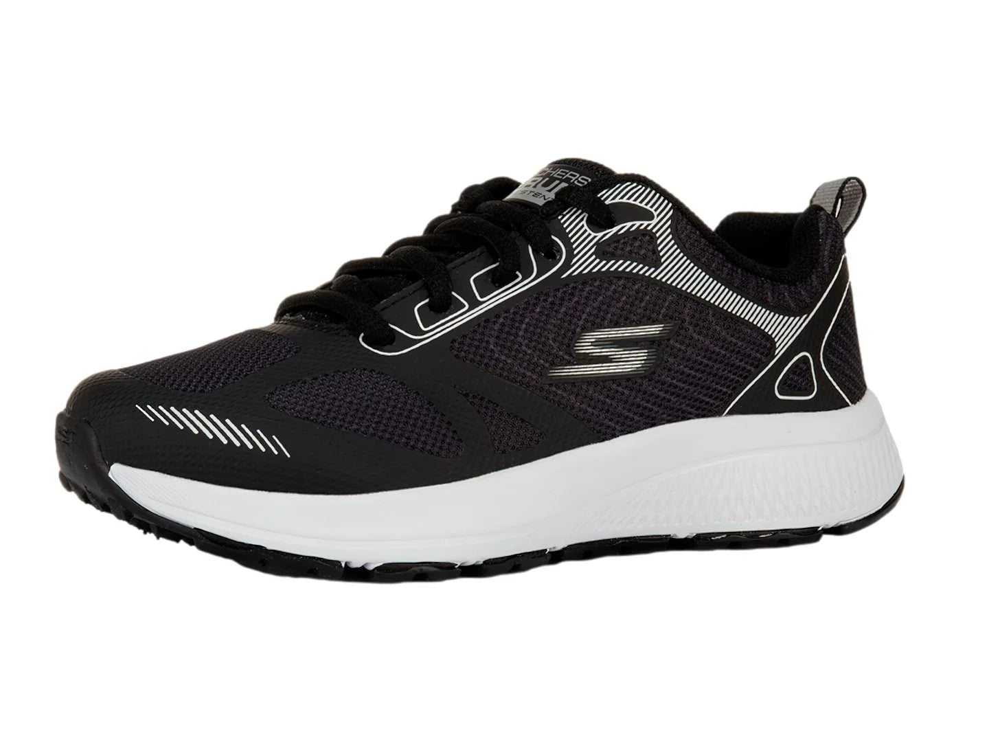 Tenis Skechers Go Run Consistent Negro y Blanco para Niño