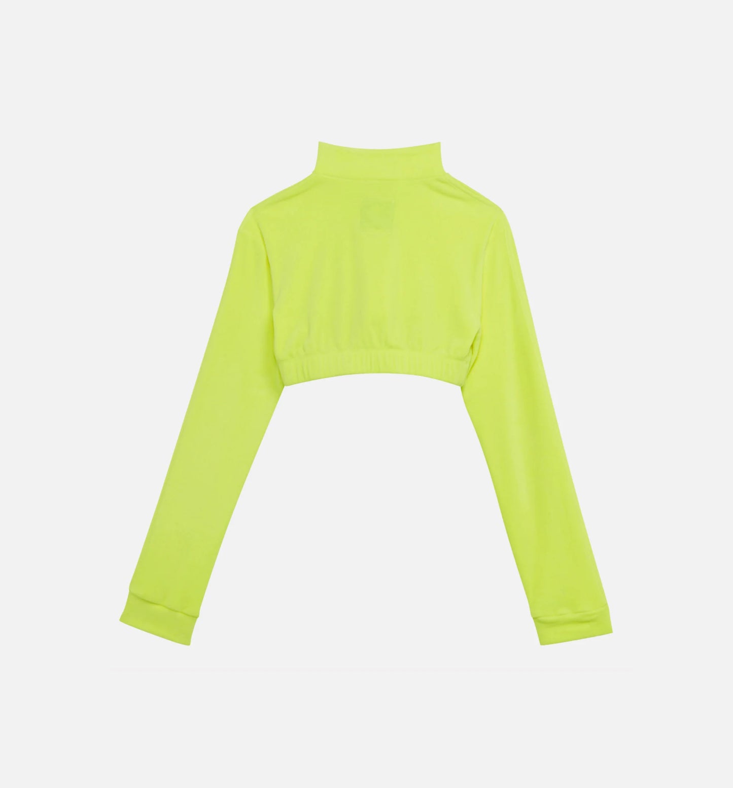 Jeremy Scott Velour Bra Track Top Womens Top Yellow