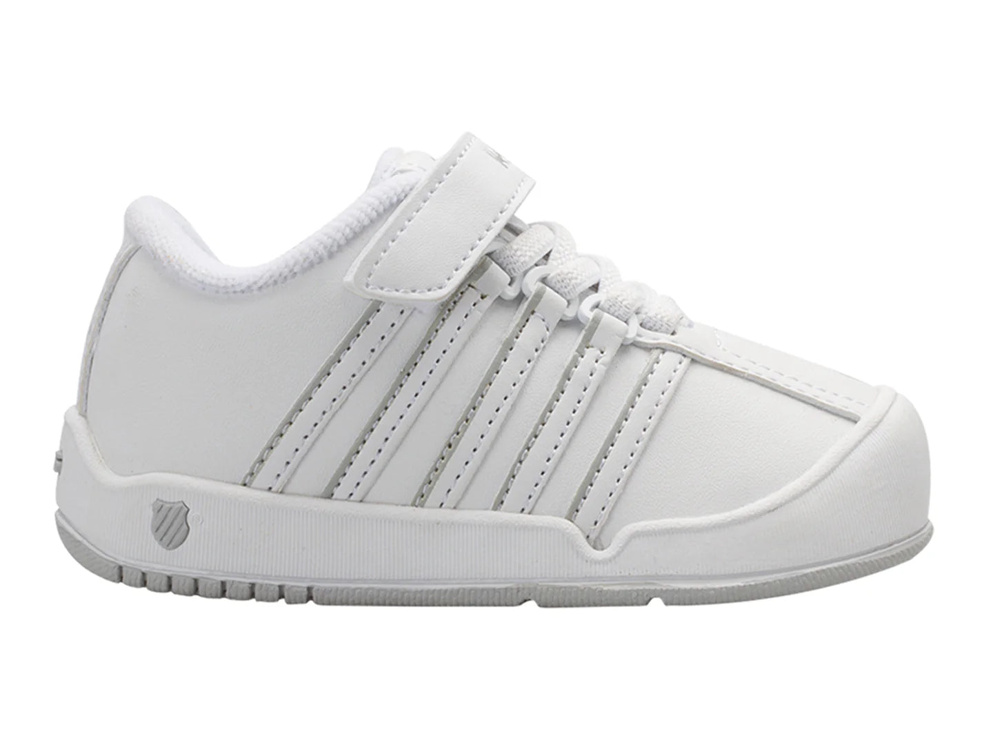 Tenis K Swiss Ontare VLC para Niño Color Blanco y Plata