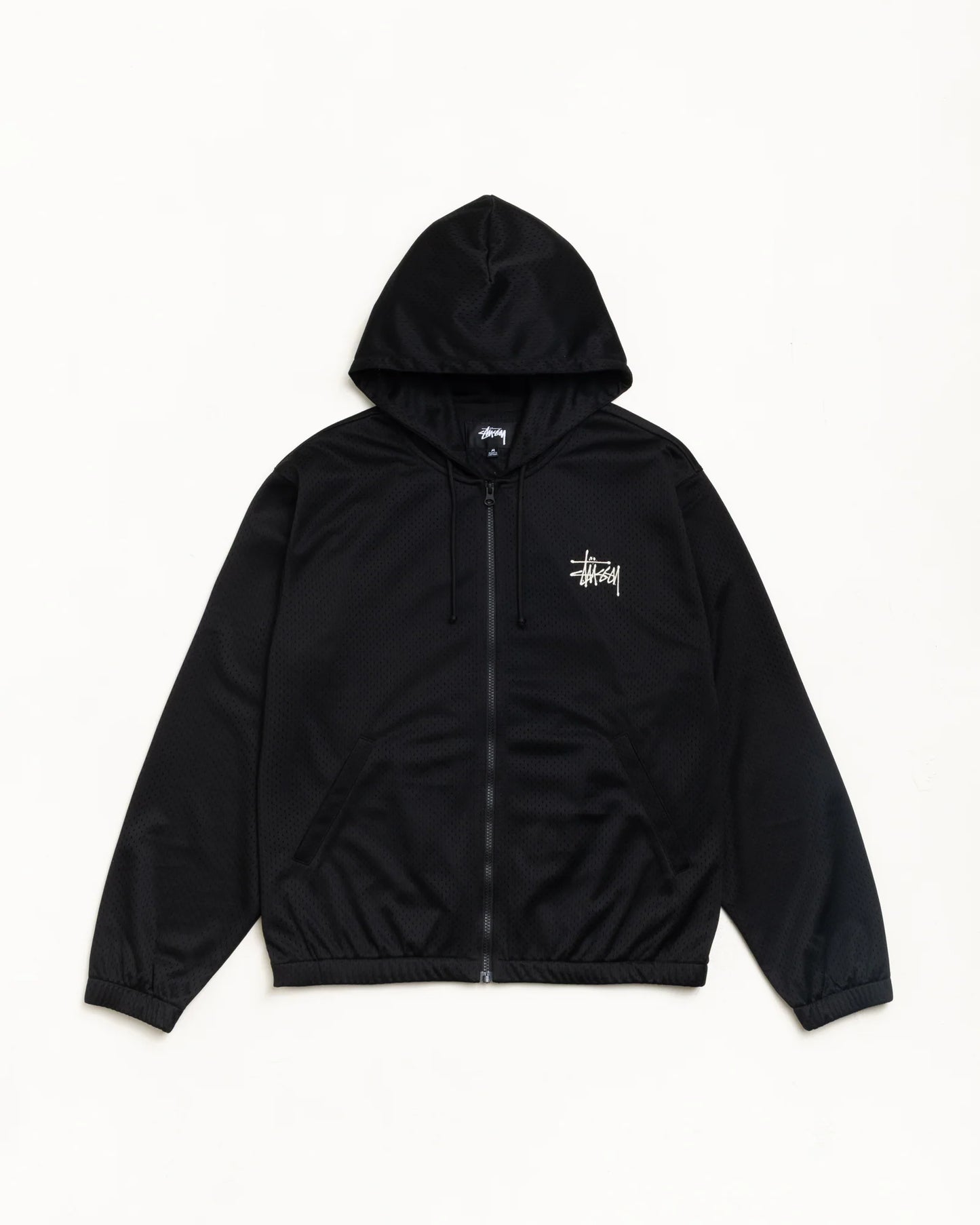 ATHLETIC MESH ZIP HOODIE