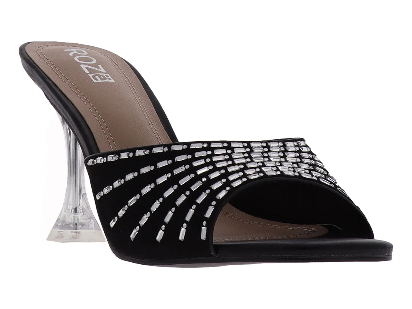 Zapatillas Roze Fiesta Negro para Mujer