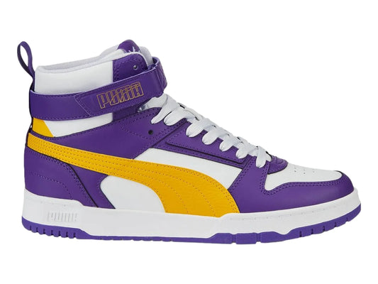 Tenis PUMA RBD Game Morado Amarillo y Blanco para Hombre