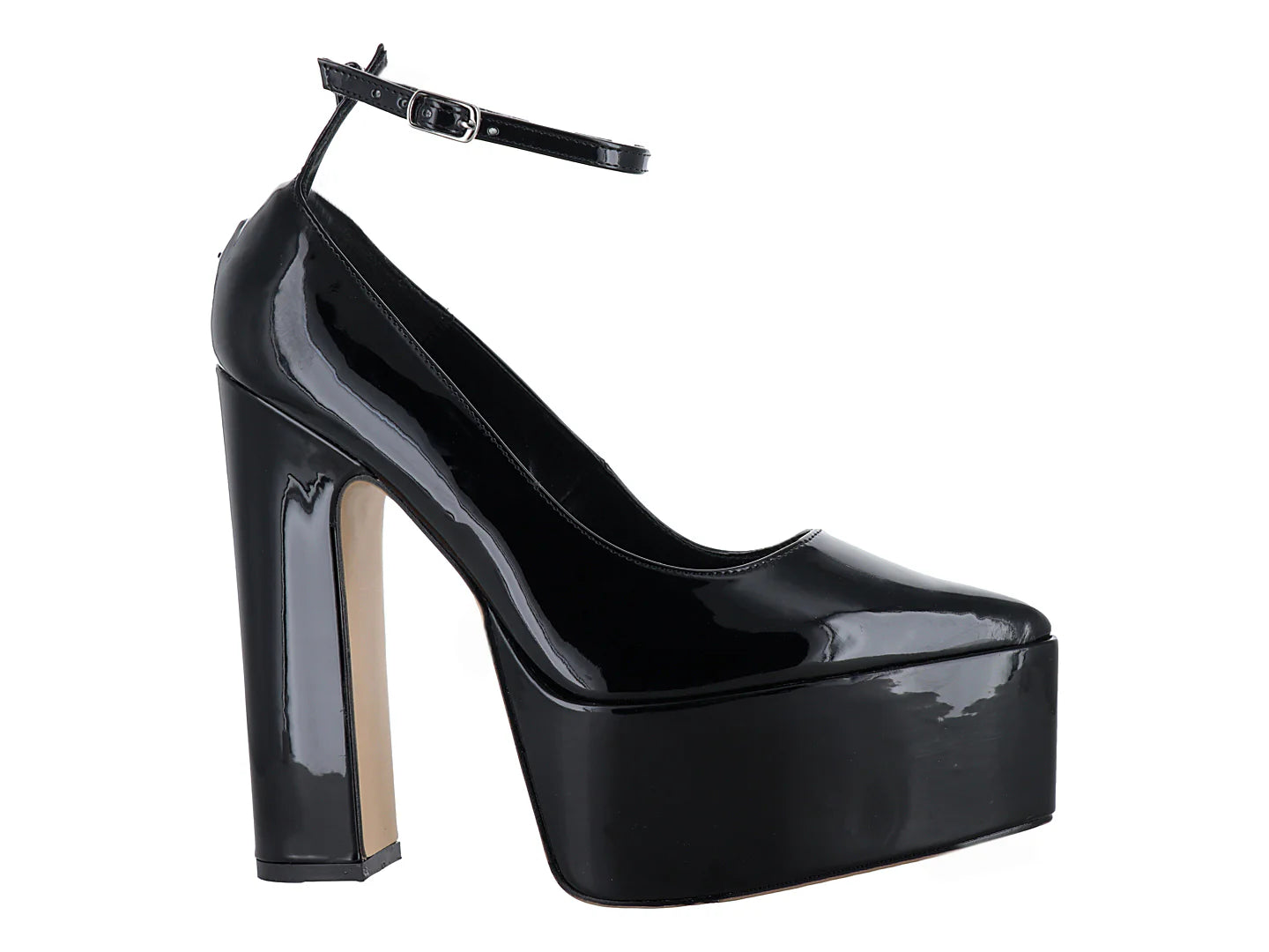Zapatillas Senties de Charol Negro para Mujer
