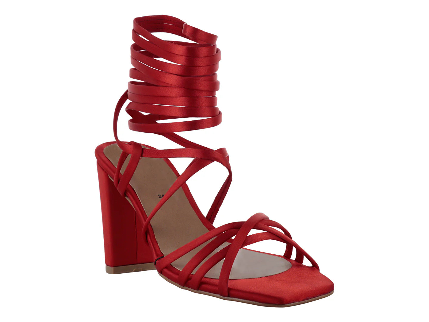 Sandalias Luna Rosa Rojo para Mujer