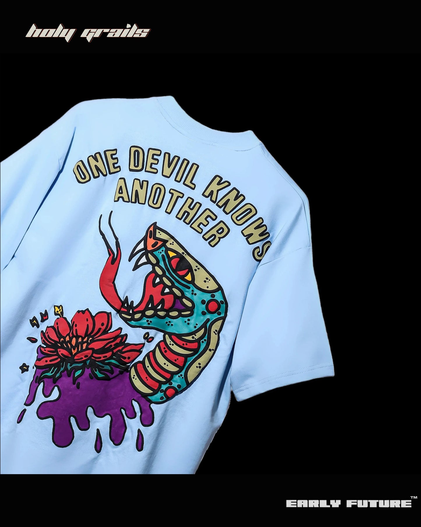One Devil Knows Another Serpent Sky Oversize Tee HG x Early Future