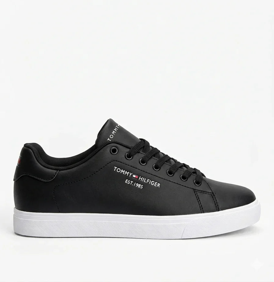 Tommy Hilfiger Classic Noir Sneakers Élégantes Homme
