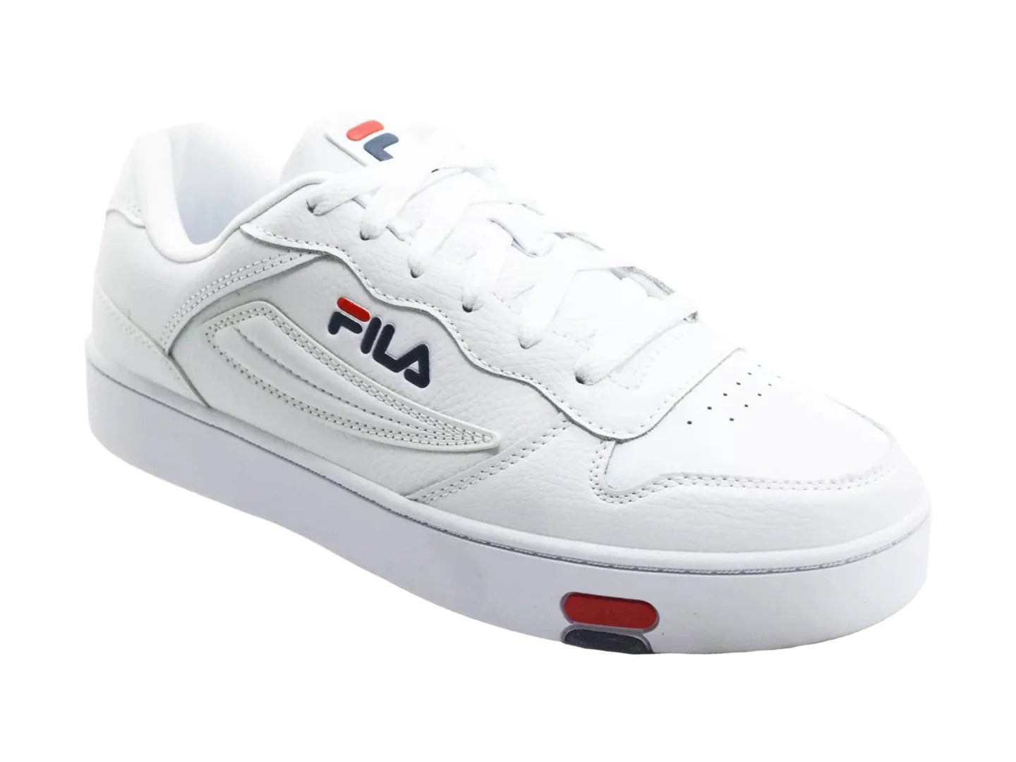 Tenis FILA MGX 100 Blanco Marino y Rojo para Hombre
