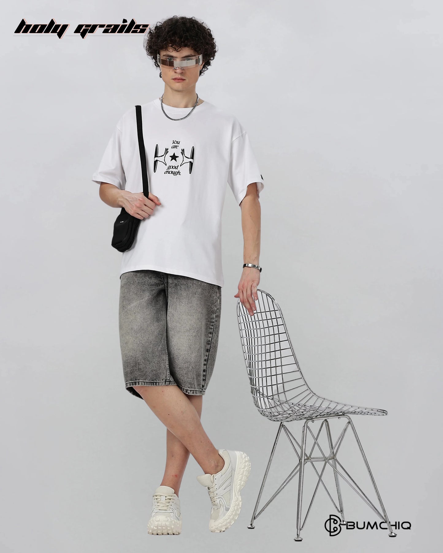Muse Era White Oversize Tee HG x Bumchiq