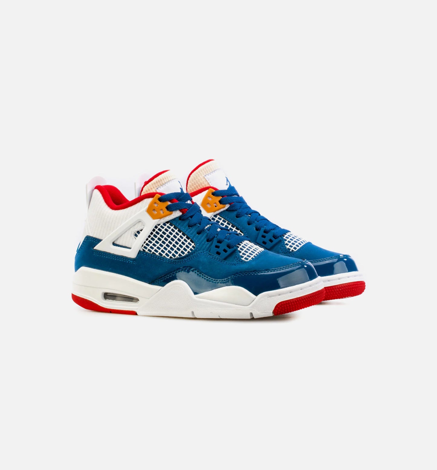Air Jordan 4 Retro Messy Room Grade School Lifestyle Shoe Blue White