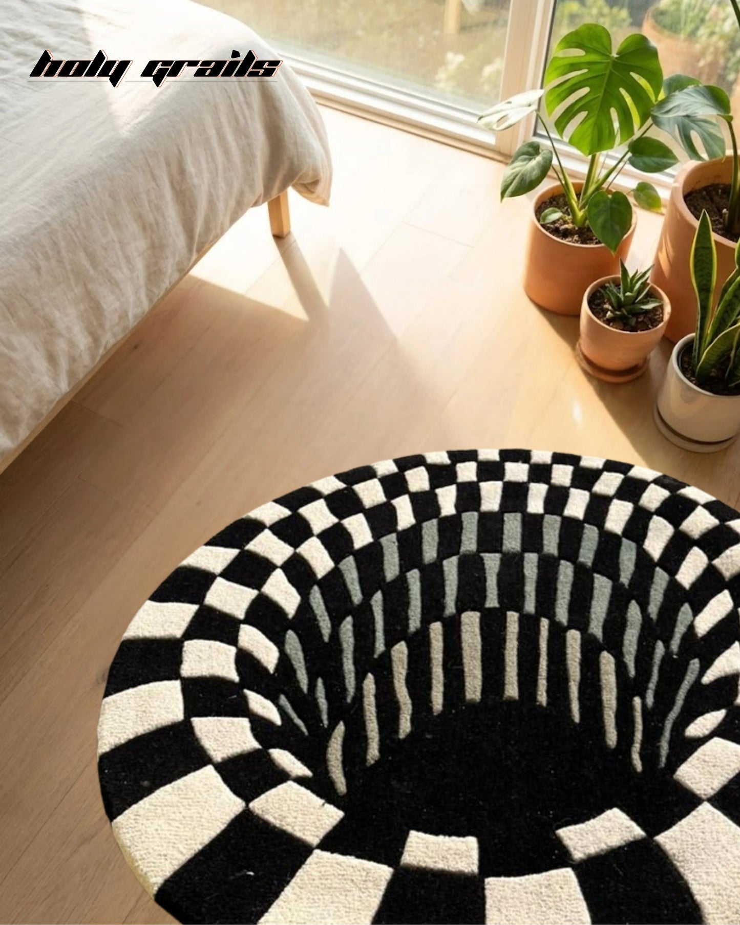 Reality Glitch Hand Tufted Rug