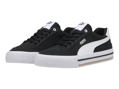 Tenis PUMA Court Classic Vulc FS Negro y Blanco para Hombre